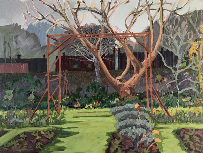 L Hawkins Bare Trees in Winter 510mm x 660mm Oil on Canvas Framed £900 2021